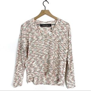 Code X Mode Space Dye Pullover Knit Sweater Top